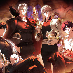 This is a pixiv picture whose title is Love and Deepspace.