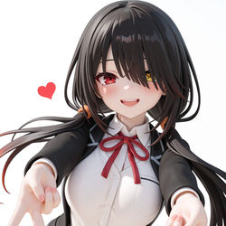 This is a pixiv picture whose title is 時崎狂三.