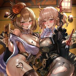 This is a pixiv picture whose title is アニス＆ラピ.