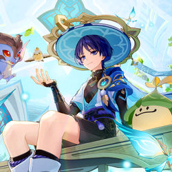 This is a pixiv picture whose title is 放浪者誕生日2025.