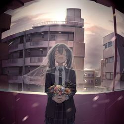 This is a pixiv picture whose title is 結婚式.