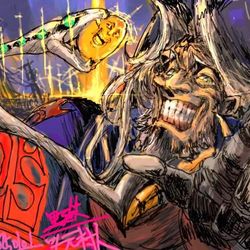 This is a pixiv picture whose title is 新天地の夜明け2025.
