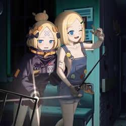 This is a pixiv picture whose title is 廃墟探索アビーちゃん🏥.