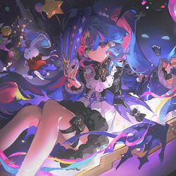 This is a pixiv picture whose title is 洛可可.