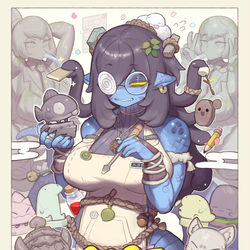 This is a pixiv picture whose title is 2025 뱀의해.