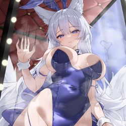 This is a pixiv picture whose title is バニー信濃.
