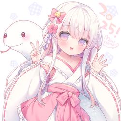 This is a pixiv picture whose title is へびへび🐍にゅーいやー.