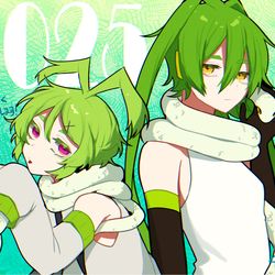 This is a pixiv picture whose title is 2025.