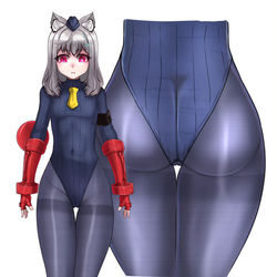 This is a pixiv picture whose title is シロコ 悪堕ちベガ親衛隊化.