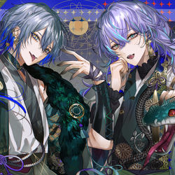 This is a pixiv picture whose title is 蛇年.