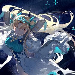 This is a pixiv picture whose title is Falling *u*.