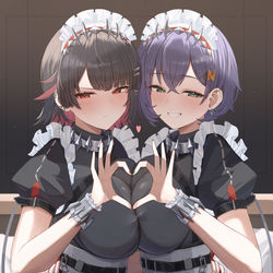 This is a pixiv picture whose title is こんなんで誰が喜ぶのさ×2.