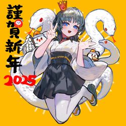 This is a pixiv picture whose title is 2025.