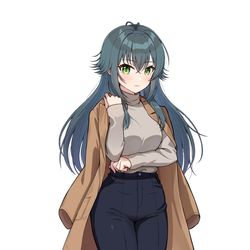 This is a pixiv picture whose title is コート手毬.