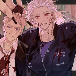 This is a pixiv picture whose title is dorohedoro.