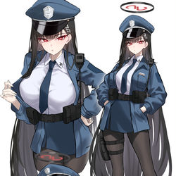 This is a pixiv picture whose title is 👮‍♀️.