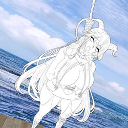 This is a pixiv picture whose title is Hang Aegir（Unfinished）.