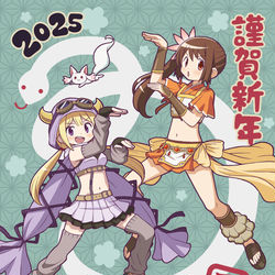 This is a pixiv picture whose title is 謹賀新年2025.