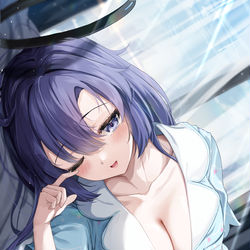 This is a pixiv picture whose title is 「せんせぇ…おはようございます」.