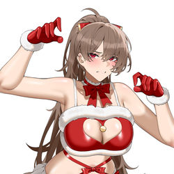 This is a pixiv picture whose title is 让巴尔（圣诞限定）.