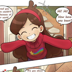 This is a pixiv picture whose title is Gravity Falls - Mabel Invitation.