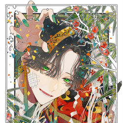 This is a pixiv picture whose title is 獅子舞.