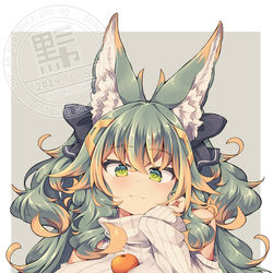 This is a pixiv picture whose title is 雷華ちゃんの鏡餅.