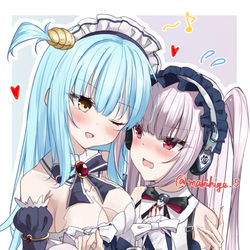 This is a pixiv picture whose title is ネプハル＋おまけ.