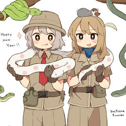 This is a pixiv picture whose title is 巳年だ.