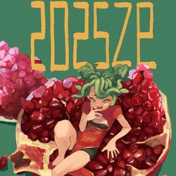 This is a pixiv picture whose title is 2025乙巳.