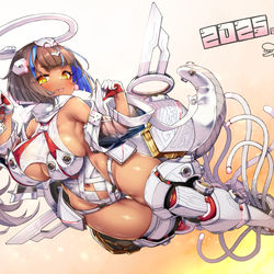 This is a pixiv picture whose title is へびっこ2025.