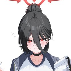 This is a pixiv picture whose title is 羽川ハスミ.