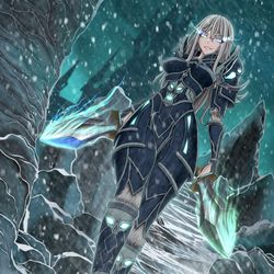 This is a pixiv picture whose title is 死亡骑士.