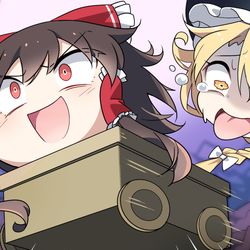 This is a pixiv picture whose title is 爆走ゆっくり！！！.