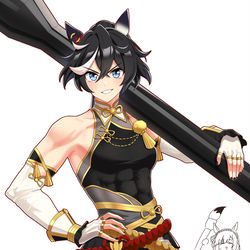 This is a pixiv picture whose title is カツラギエース.