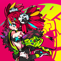 This is a pixiv picture whose title is Psych Reaper 😈.