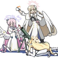 This is a pixiv picture whose title is ナギサ様は榴弾砲以外にも指揮権を持っているかもしれない.