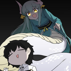 This is a pixiv picture whose title is 巳年のきよひーさん.