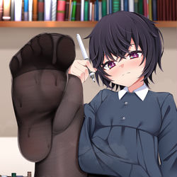 This is a pixiv picture whose title is アビ子のむわむわ足裏.