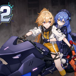 This is a pixiv picture whose title is 崩壊学園スチルイラスト.