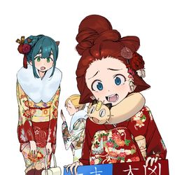 This is a pixiv picture whose title is ねこみくじ.