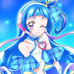 This is a pixiv picture whose title is キュアウインク.