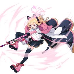 This is a pixiv picture whose title is シャーレ VS キヴォトス (010/100)  才羽モモイ.