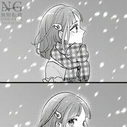 This is a pixiv picture whose title is さむいね.