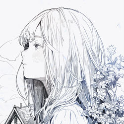 This is a pixiv picture whose title is 『escapism』.