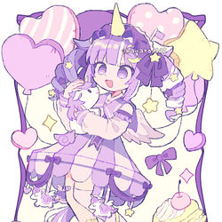 This is a pixiv picture whose title is ゆめかわユニコーンちゃん🦄.