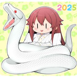 This is a pixiv picture whose title is 2025年もよろしくお願いします🙇‍♀️.