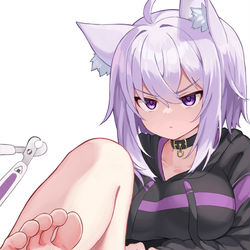 This is a pixiv picture whose title is 爪切りおかゆん.