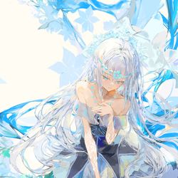 This is a pixiv picture whose title is 六花聖ティアドロップ.
