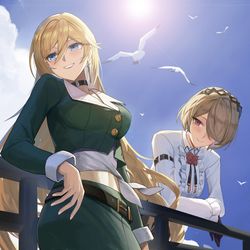 This is a pixiv picture whose title is 🌊☀️.